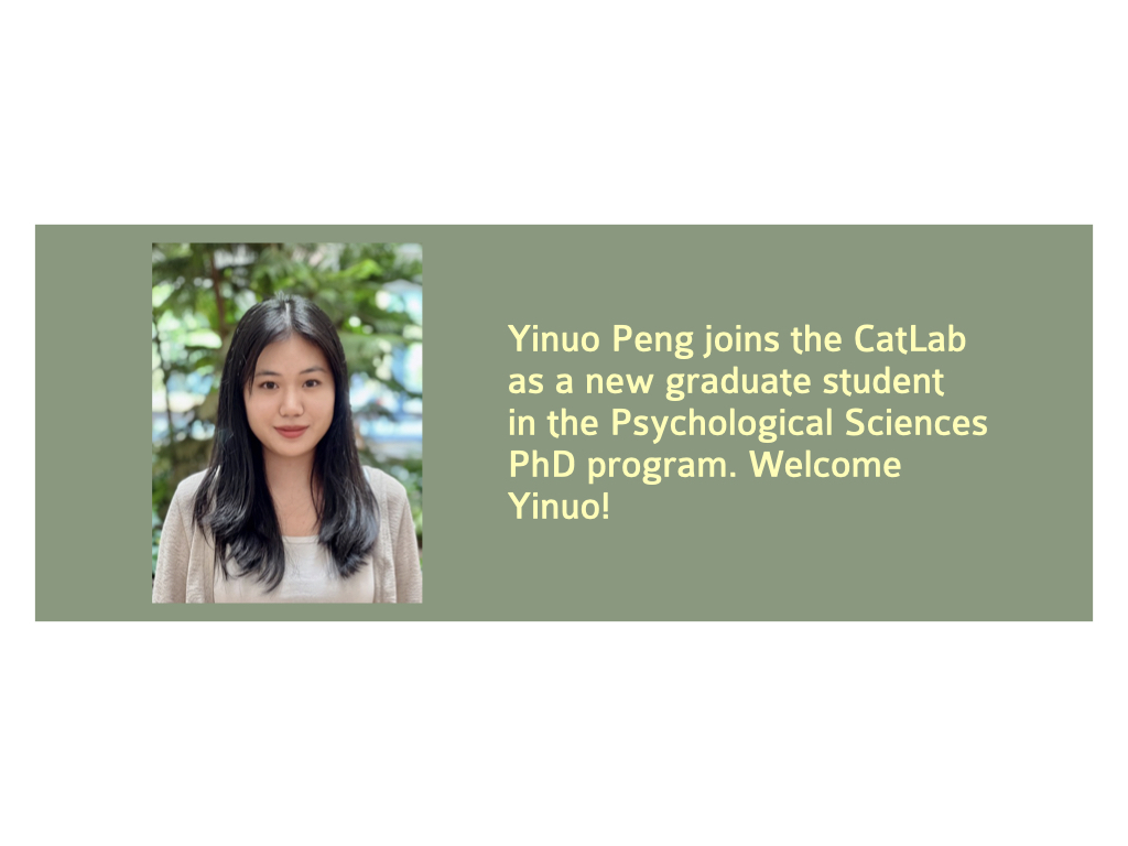 Yinuo Peng joins the CatLab