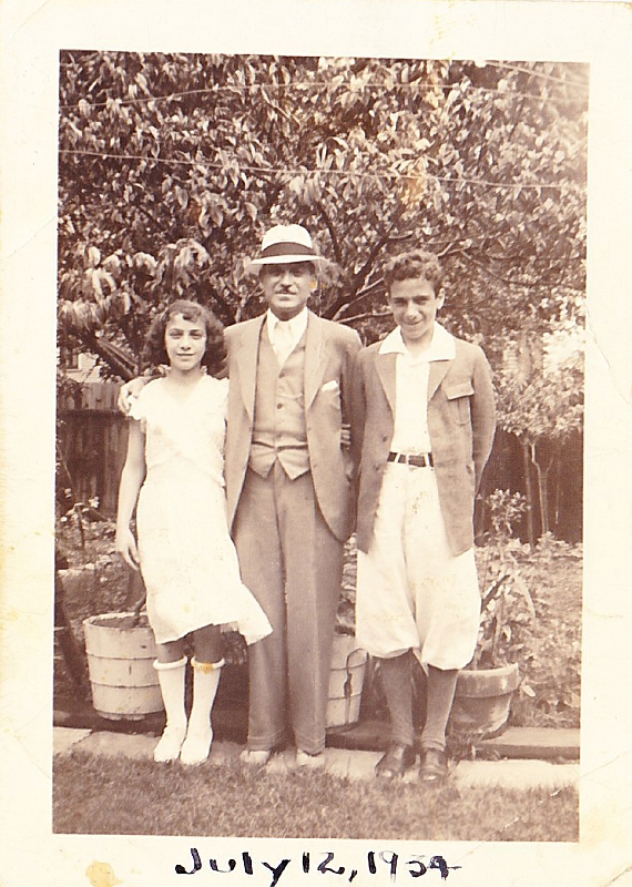 IdaMillonzi-RosarioMillonzi-IggyMillonzi-1934.jpg - Ida, Rosario, and Iggy MIllonzi from 1934